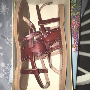 Mossimo brown sandals, size 7.5 like new